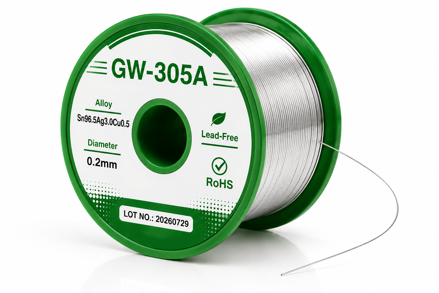 Thiếc Dây Không chì GW-305A 1 thiếc dây không chì GW-305A