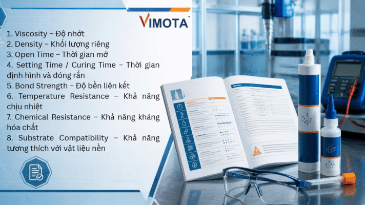 Cách đọc TDS keo công nghiệp: 8 thông số cần biết 1 Cách đọc TDS keo: 8 thông số quan trọng